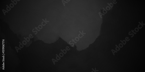 Dark rough aged black stone wall grunge backdrop texture background. monochrome slate grunge concrete wall black backdrop vintage marbled textured border background.	