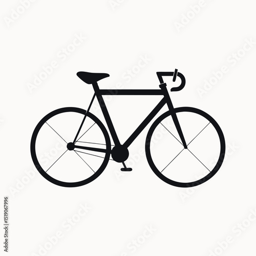 silhouette bicycle vector.eps