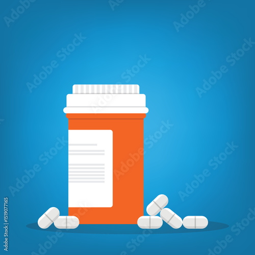Prescription medicine bottle	