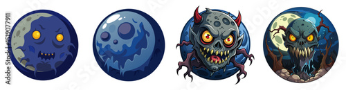 04 Haunted House with Ghost Bundle.eps