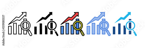 Analytics Icon Element For Design
