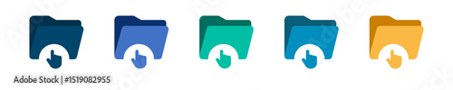File folder icon document eps.