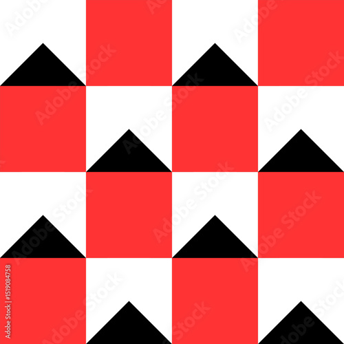 Abstract geometric seamless...