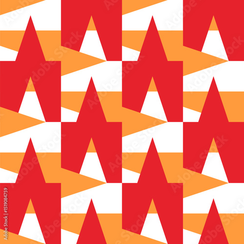 Abstract geometric seamless...