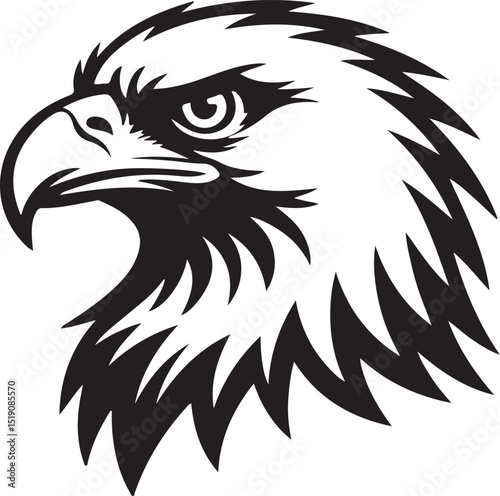 eagle head vector