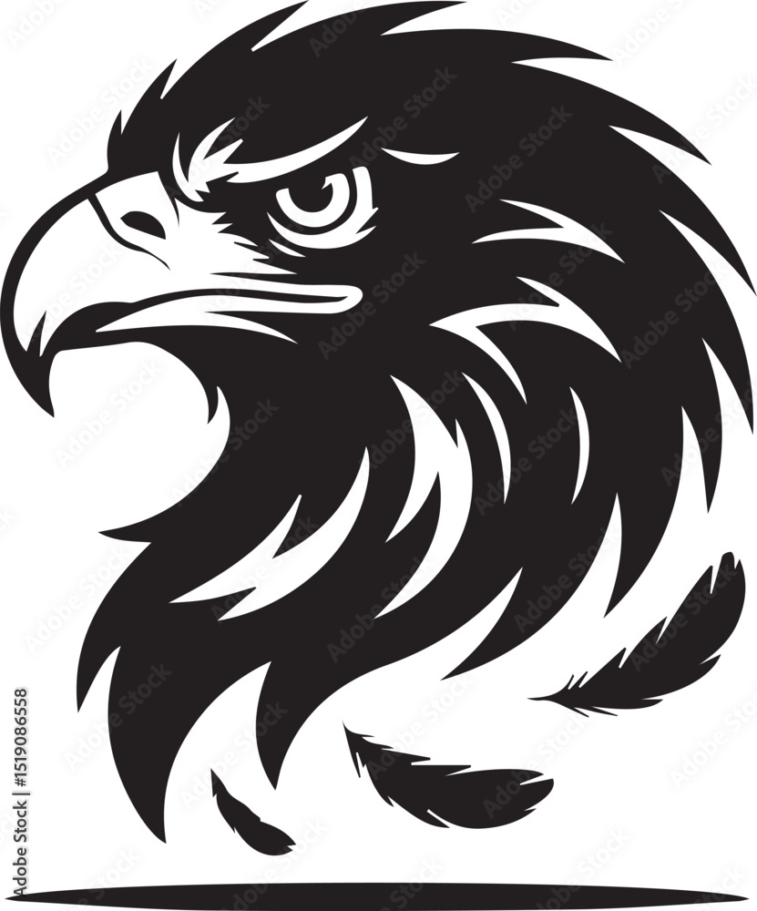 Obraz premium eagle head vector