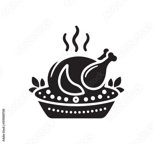 Wake-Up Rooster Icon – Vibrant Farm Life Symbol