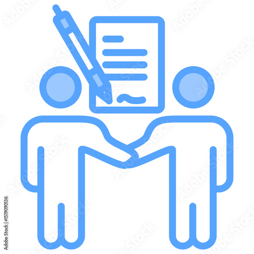 Negotiation Contract Icon