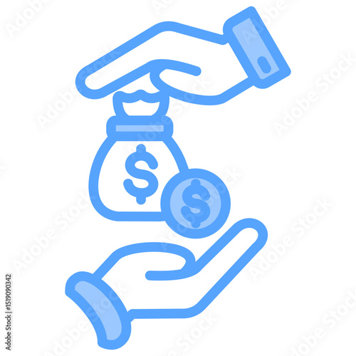 Giving Loan Icon