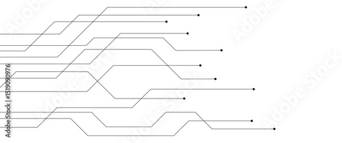 circuit board electronics digital technology banner blue
