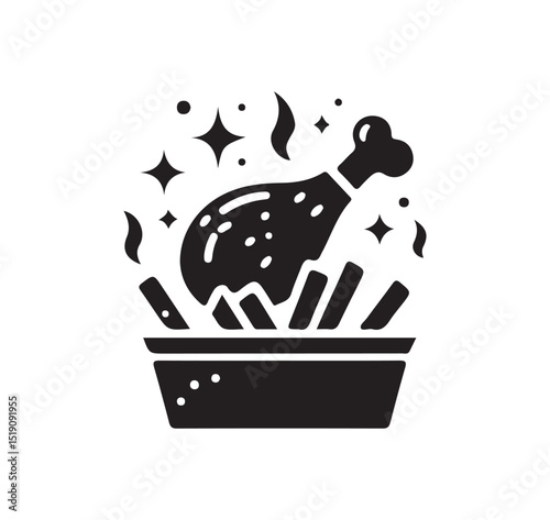 Traditional Rooster Icon – Symbol of Strength and Vigilance