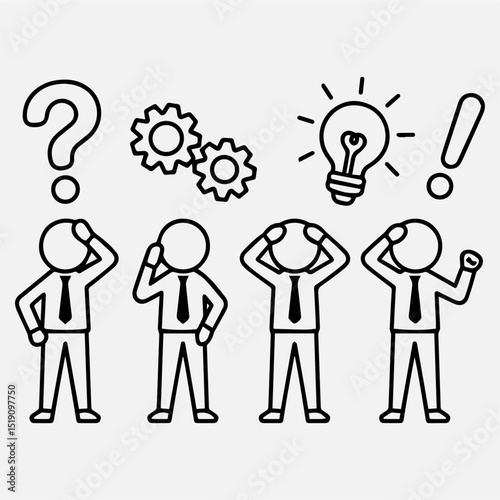 Planning concept clipart