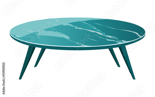 Contemporary Stone Top Coffee Furniture