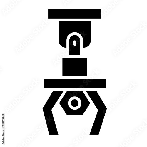 Mechanical Gripper Icon