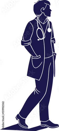 Stylish Doctor Design Perfect for Branding and Logo Use