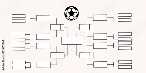 set of icons knock-out football