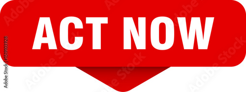 act now sticker. act now sign on transparent background