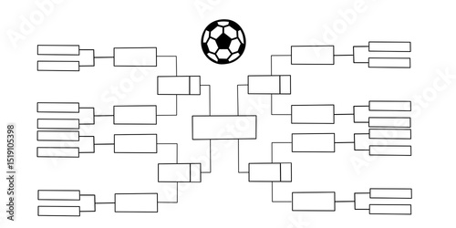 black and white icons knock out football