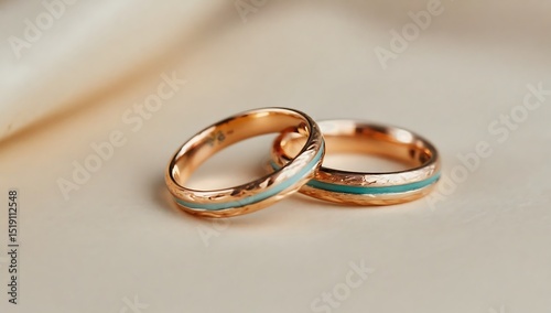 two wedding rings