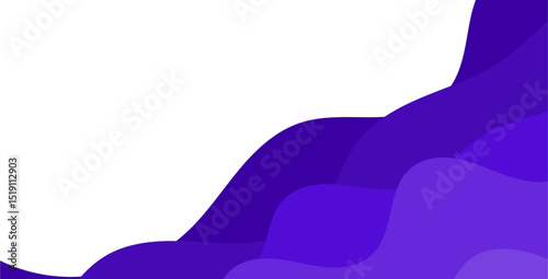 Purple abstract flowing waves design - ideal for website backgrounds