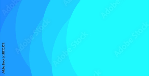 Abstract blue circles background - perfect for art exhibitions