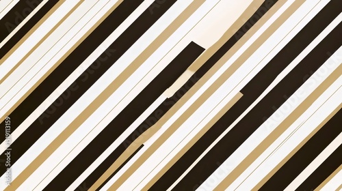 Abstract diagonal stripes background in brown and beige