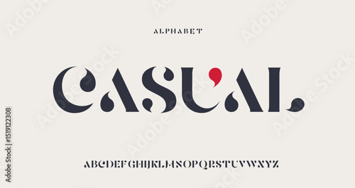 Elegant alphabet letters font. classic modern serif lettering minimal fashion