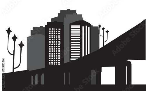 city skyline silhouette