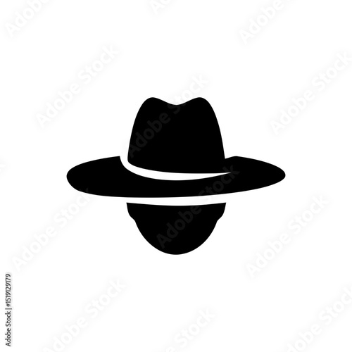 Fedora hat icon, symbolizing a hacker, spy, detective, or incognito agent. Represents anonymity, investigation, or a mysterious digital persona today.