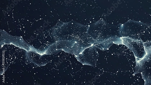 Wallpaper Mural Abstract open book composed of starry sky elements, vector illustration Torontodigital.ca