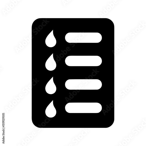 Document with dripping liquid, symbolizing data leak, information breach, confidential data spill, or critical security incident. Shows compromised data.