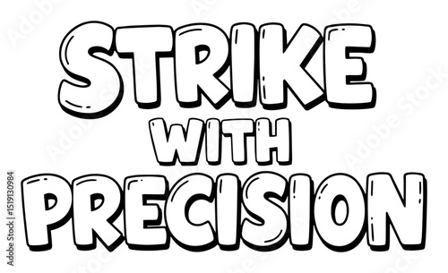 strike with precision martial arts quote vector