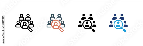 Select  icon set multiple style collection. Vector illustration.