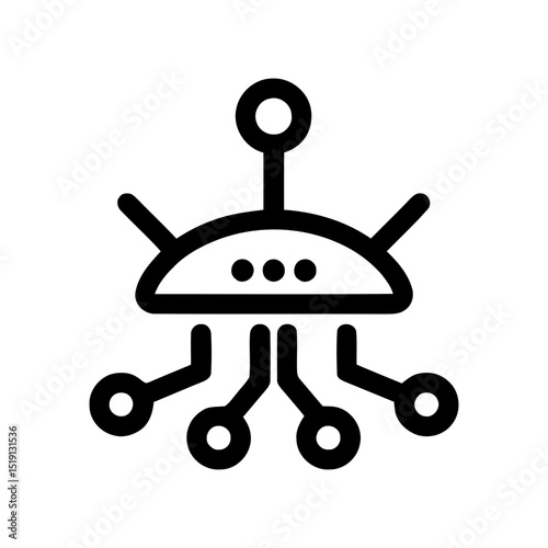 Cybersecurity lock icon for digital protection & network safety. Tech graphic for data encryption, online privacy, secure system access. Shows tech safeguards for information integrity.