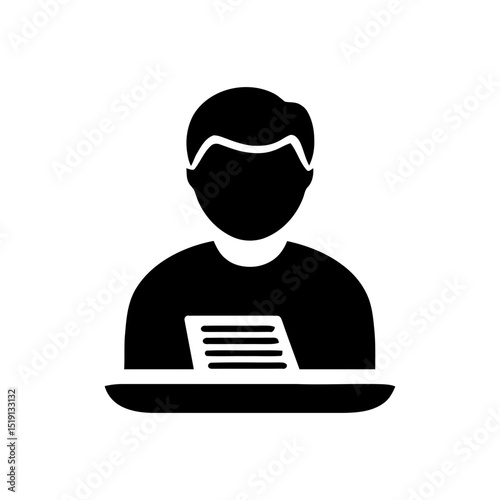 Binary code '1' icon for digital data, programming, technology. Symbolizes a single bit in computing, software development, system info. For tech themes, coding, digital transformation.
