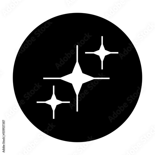 Sparkle vector icon. Shine symbol illustration. star sign or logo.