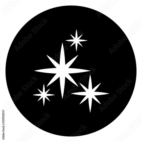 Sparkle vector icon. Shine symbol illustration. star sign or logo.