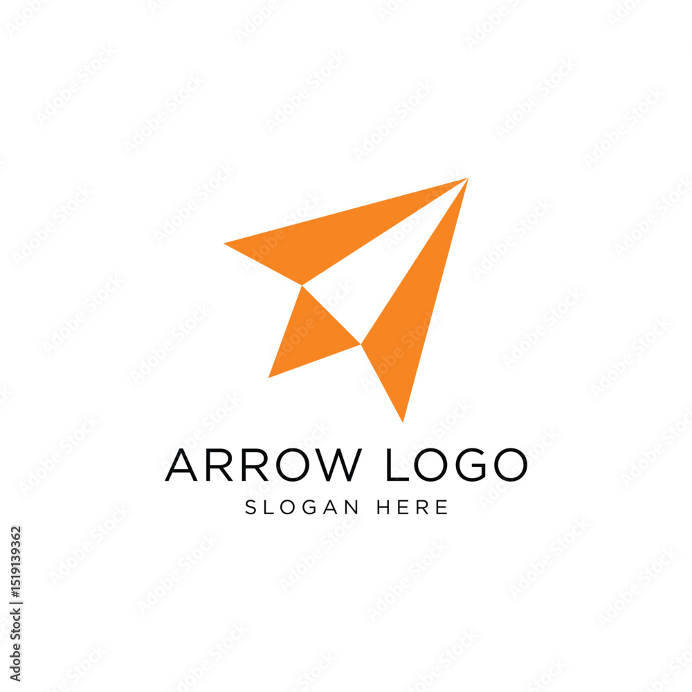 Obraz premium Arrow Logo Design Graphic Vector 