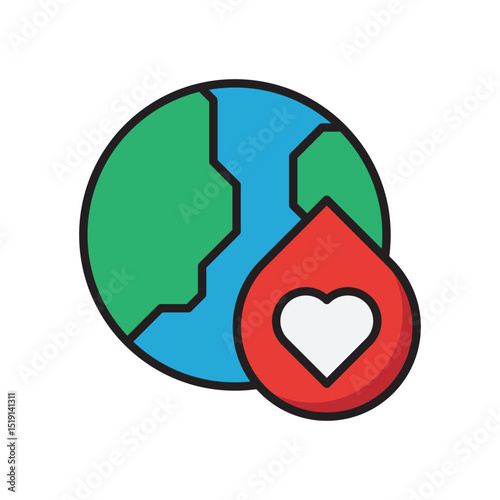 World Blood Day Sticker