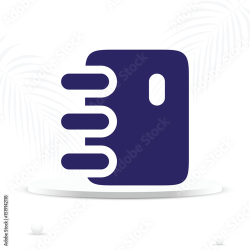 notebook icon fill