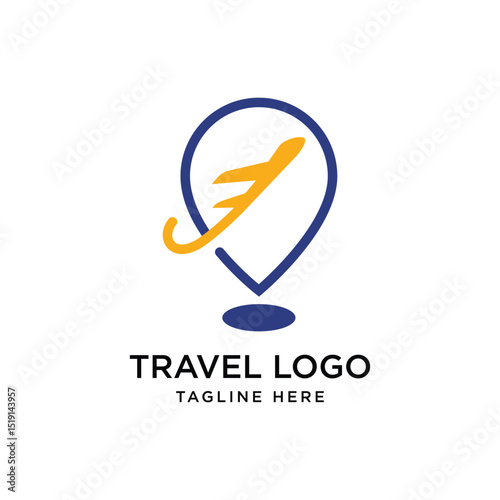 Travel Logo Design Graphic Vector