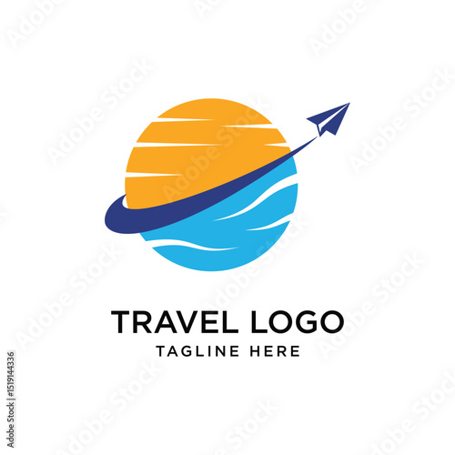 Travel Logo Design Graphic Vector