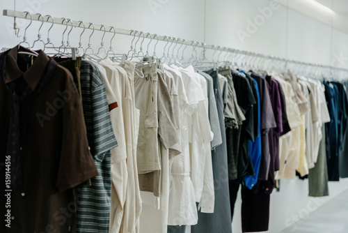 clothes store in shopping mall