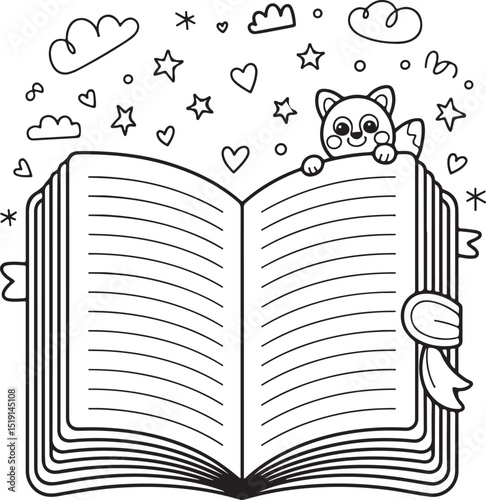 Fun Back to School Coloring Pages - Cute School Supplies, Classroom Scenes & Bus Designs for Kids, Printable PDF, First Day Activity Sheets Art & Illustration