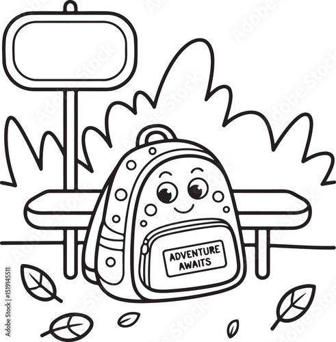 Fun Back to School Coloring Pages - Cute School Supplies, Classroom Scenes & Bus Designs for Kids, Printable PDF, First Day Activity Sheets Art & Illustration