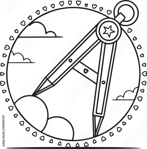 Fun Back to School Coloring Pages - Cute School Supplies, Classroom Scenes & Bus Designs for Kids, Printable PDF, First Day Activity Sheets Art & Illustration