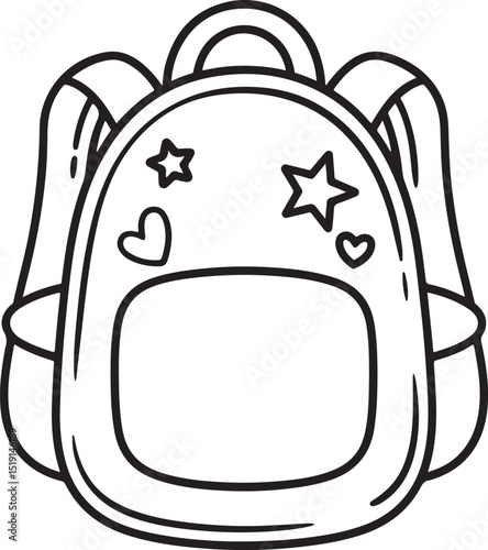Fun Back to School Coloring Pages - Cute School Supplies, Classroom Scenes & Bus Designs for Kids, Printable PDF, First Day Activity Sheets Art & Illustration
