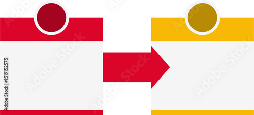 Colorful Infographic Textbox with Arrow