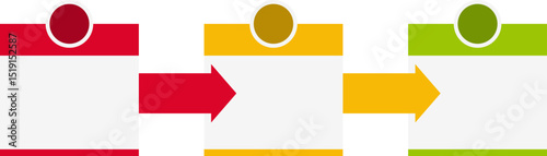 Colorful Infographic Textbox with Arrow