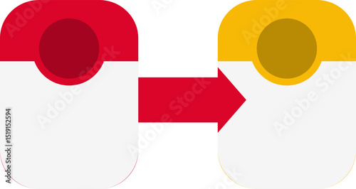 Colorful Infographic Textbox with Arrow